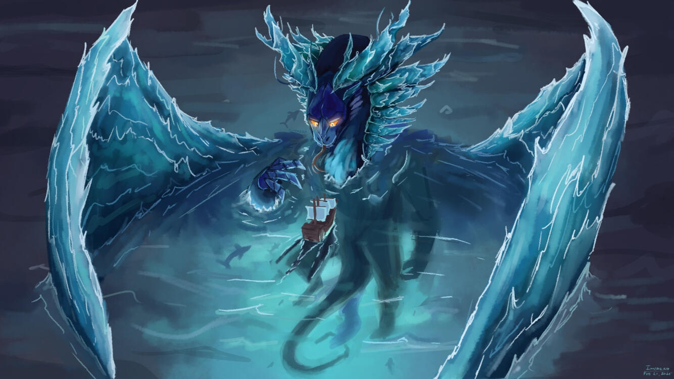 Kraken for MilkyKoi (FR) (Complex Background)