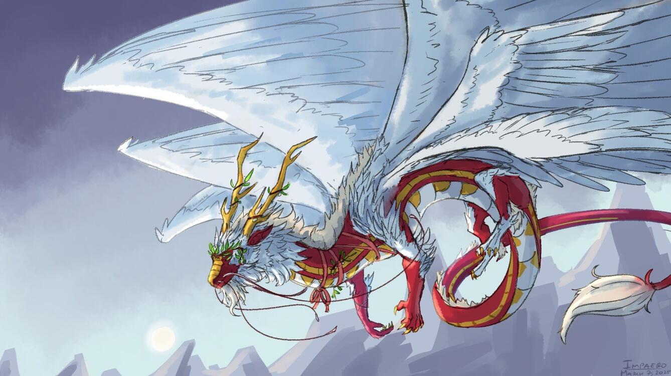 Commissioned Piece - Sirius for Synthsational (FR) (Shaded Simple Background)
